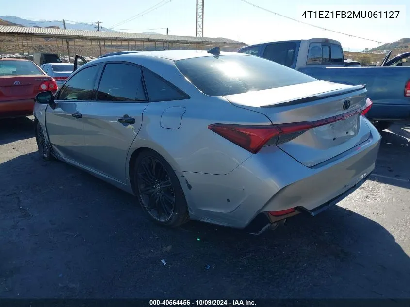 2021 Toyota Avalon Xse Nightshade VIN: 4T1EZ1FB2MU061127 Lot: 40564456