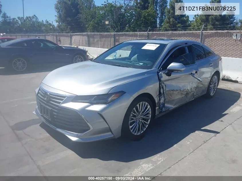 2022 Toyota Avalon Limited VIN: 4T1DZ1FB3NU078225 Lot: 40257150