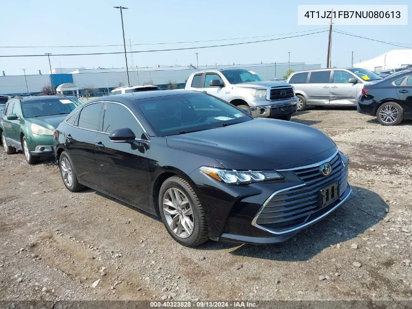 2022 Toyota Avalon Xle VIN: 4T1JZ1FB7NU080613 Lot: 40323828