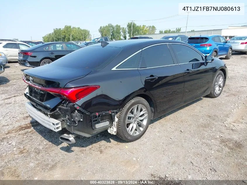 2022 Toyota Avalon Xle VIN: 4T1JZ1FB7NU080613 Lot: 40323828