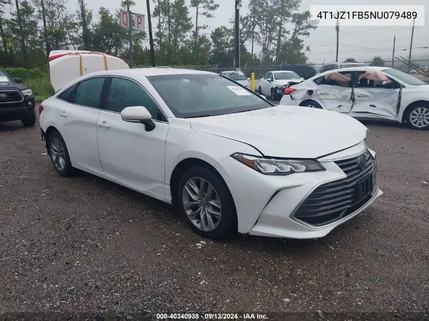 2022 Toyota Avalon Xle VIN: 4T1JZ1FB5NU079489 Lot: 40340938