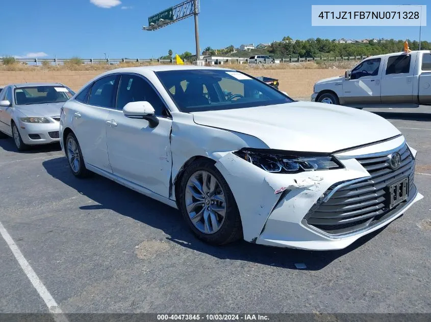 2022 Toyota Avalon Xle VIN: 4T1JZ1FB7NU071328 Lot: 40473845