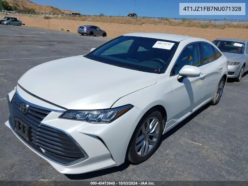 2022 Toyota Avalon Xle VIN: 4T1JZ1FB7NU071328 Lot: 40473845