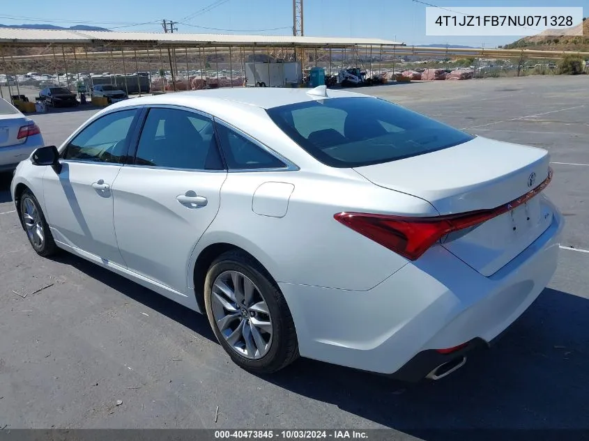 2022 Toyota Avalon Xle VIN: 4T1JZ1FB7NU071328 Lot: 40473845