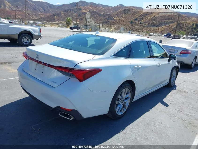 2022 Toyota Avalon Xle VIN: 4T1JZ1FB7NU071328 Lot: 40473845