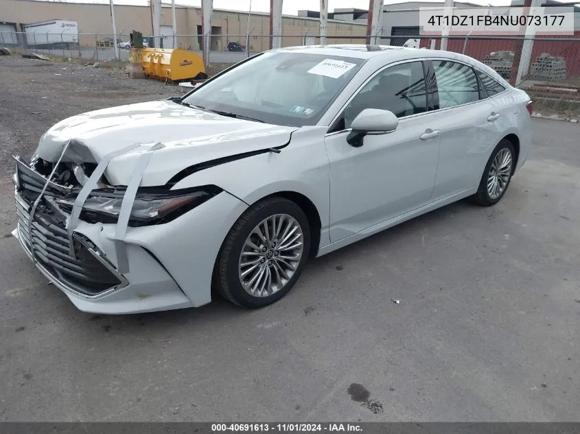 2022 Toyota Avalon Limited VIN: 4T1DZ1FB4NU073177 Lot: 40691613