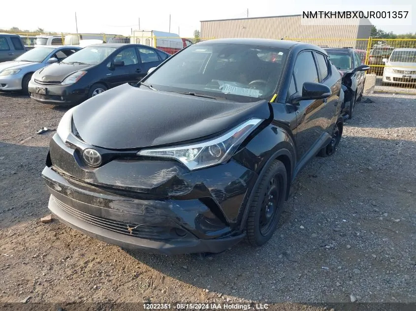 NMTKHMBX0JR001357 2018 Toyota C-Hr