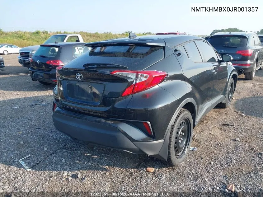 NMTKHMBX0JR001357 2018 Toyota C-Hr