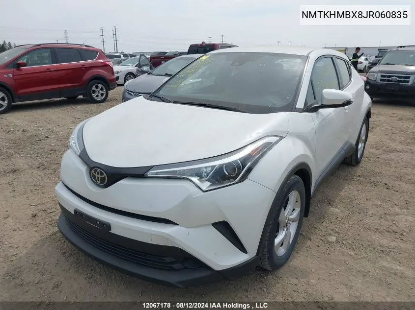 2018 Toyota C-Hr Xle/Xle Premium VIN: NMTKHMBX8JR060835 Lot: 12067178