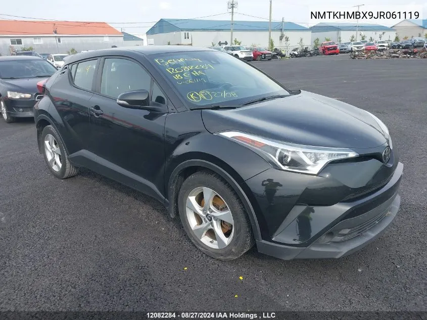 2018 Toyota C-Hr Xle VIN: NMTKHMBX9JR061119 Lot: 12082284