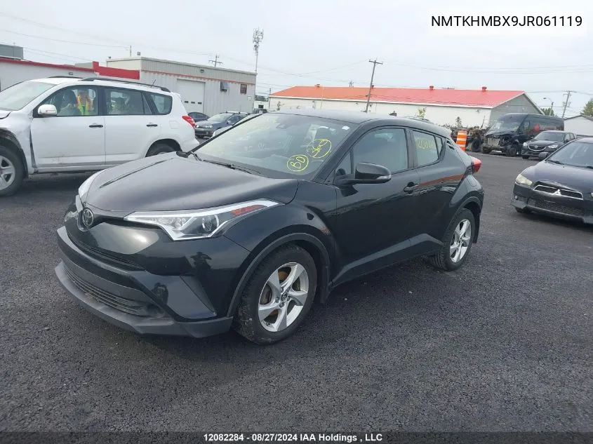 NMTKHMBX9JR061119 2018 Toyota C-Hr Xle