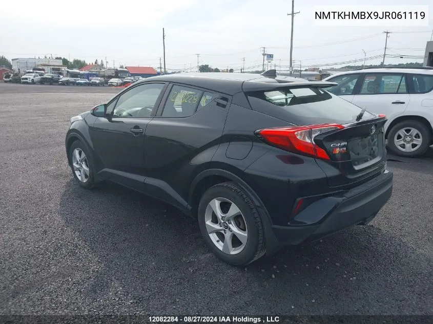 NMTKHMBX9JR061119 2018 Toyota C-Hr Xle