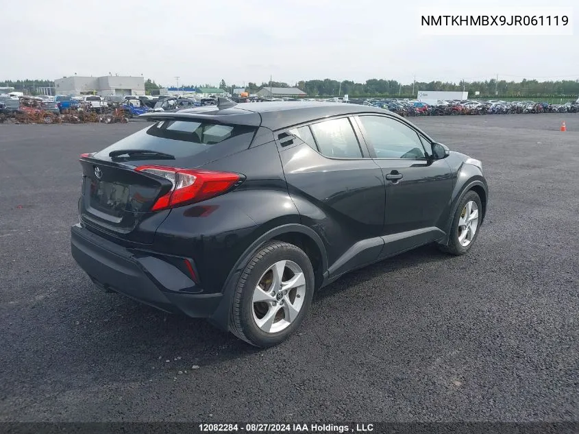 2018 Toyota C-Hr Xle VIN: NMTKHMBX9JR061119 Lot: 12082284