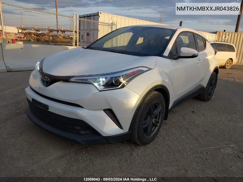 2018 Toyota C-Hr Xle VIN: NMTKHMBXXJR043826 Lot: 12089043