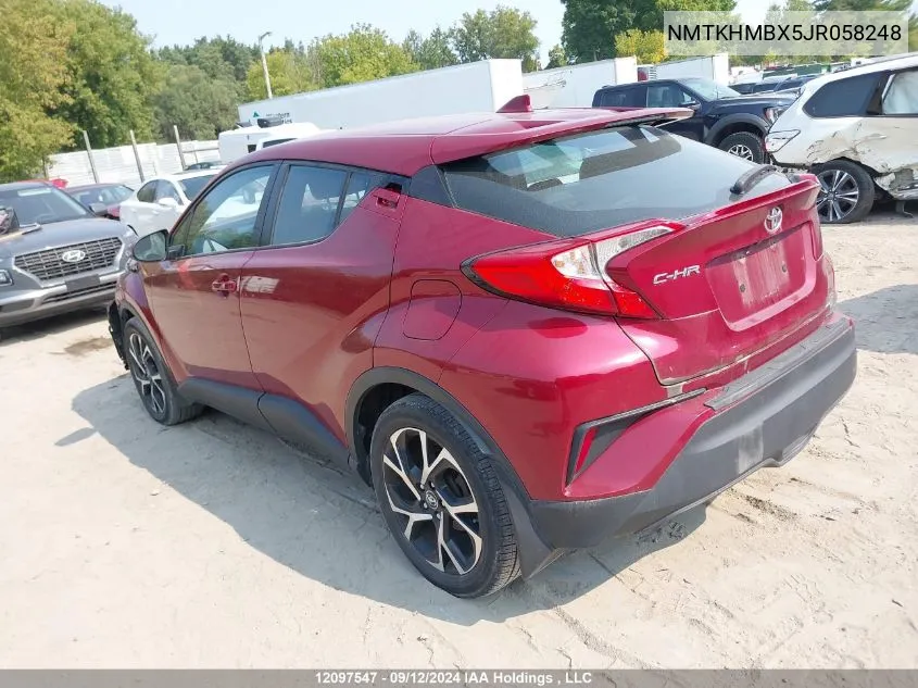 NMTKHMBX5JR058248 2018 Toyota C-Hr Xle