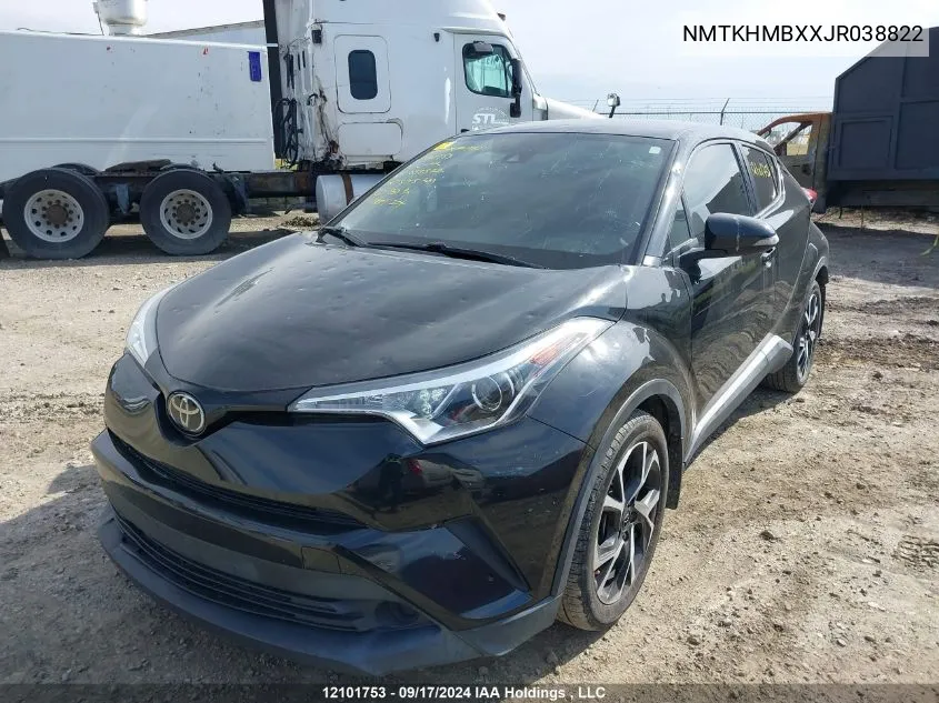 NMTKHMBXXJR038822 2018 Toyota C-Hr Xle/Xle Premium