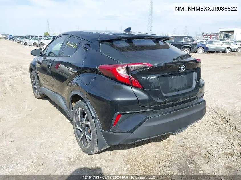 NMTKHMBXXJR038822 2018 Toyota C-Hr Xle/Xle Premium