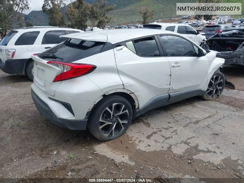 NMTKHMBX2JR026079 2018 Toyota C-Hr Xle