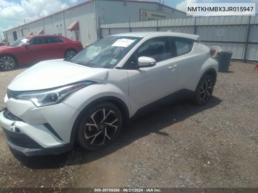 2018 Toyota C-Hr Xle VIN: NMTKHMBX3JR015947 Lot: 39709268