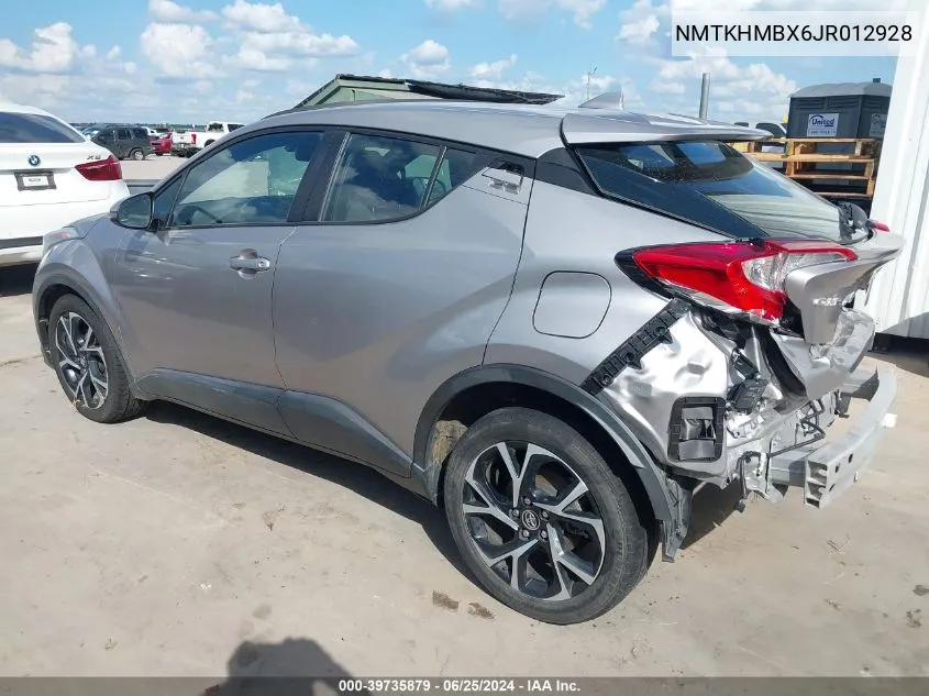 NMTKHMBX6JR012928 2018 Toyota C-Hr Xle Premium