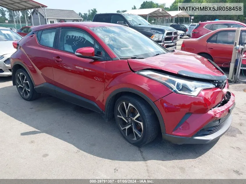 2018 Toyota C-Hr Xle VIN: NMTKHMBX5JR058458 Lot: 39791357