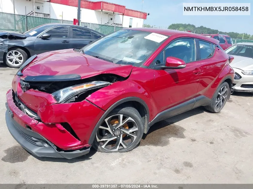 2018 Toyota C-Hr Xle VIN: NMTKHMBX5JR058458 Lot: 39791357