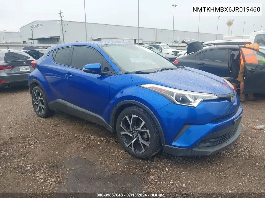 2018 Toyota C-Hr Xle VIN: NMTKHMBX6JR019460 Lot: 39857648