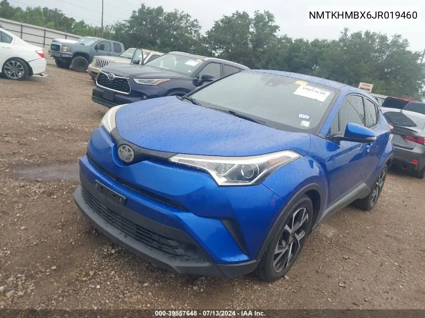 2018 Toyota C-Hr Xle VIN: NMTKHMBX6JR019460 Lot: 39857648