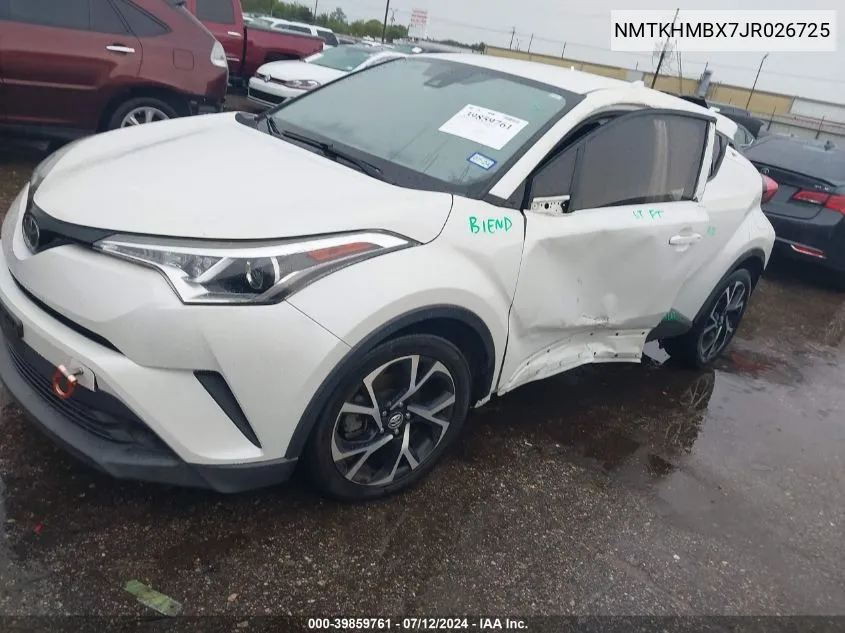 NMTKHMBX7JR026725 2018 Toyota C-Hr Xle