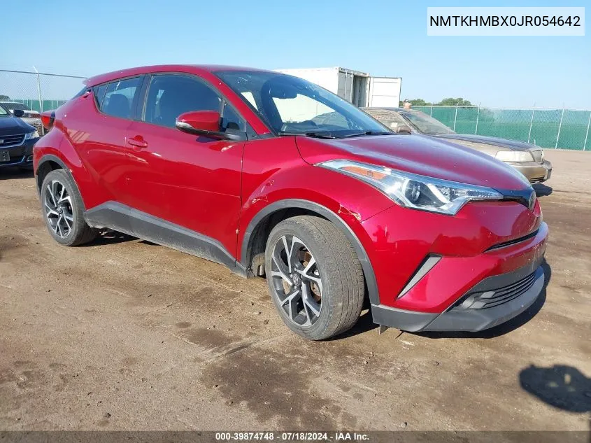 2018 Toyota C-Hr Xle VIN: NMTKHMBX0JR054642 Lot: 39874748