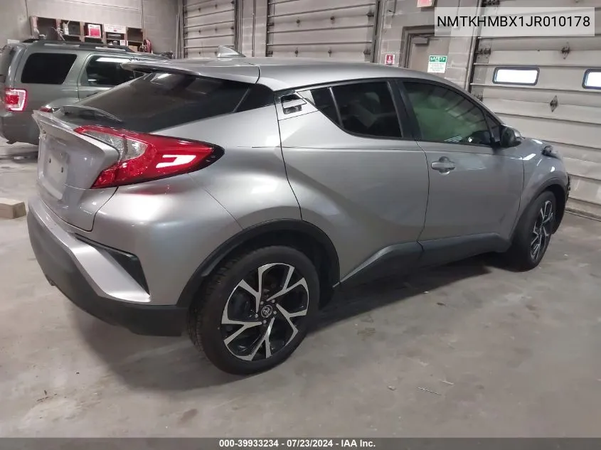 NMTKHMBX1JR010178 2018 Toyota C-Hr Xle