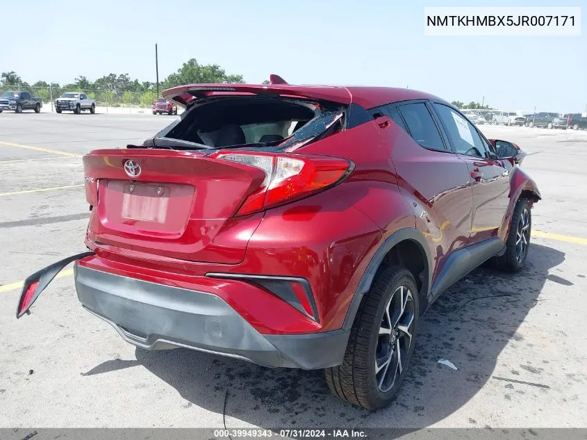 NMTKHMBX5JR007171 2018 Toyota C-Hr Xle/Xle Premium