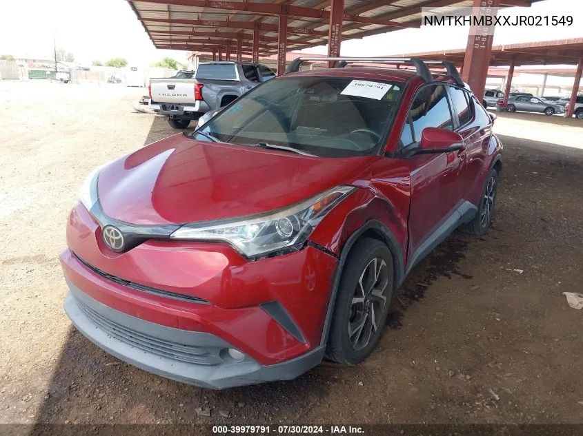 NMTKHMBXXJR021549 2018 Toyota C-Hr Xle Premium