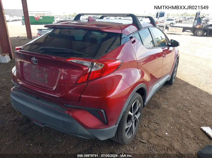 NMTKHMBXXJR021549 2018 Toyota C-Hr Xle Premium