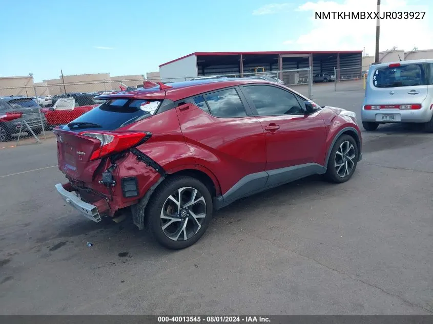 NMTKHMBXXJR033927 2018 Toyota C-Hr Xle/Xle Premium