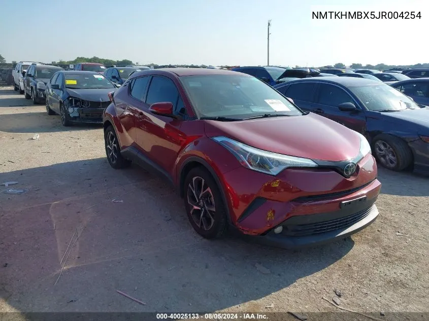 2018 Toyota C-Hr Xle Premium VIN: NMTKHMBX5JR004254 Lot: 40025133