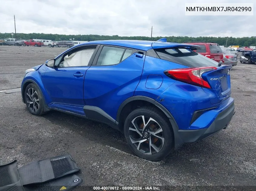 2018 Toyota C-Hr Xle Premium VIN: NMTKHMBX7JR042990 Lot: 40078612