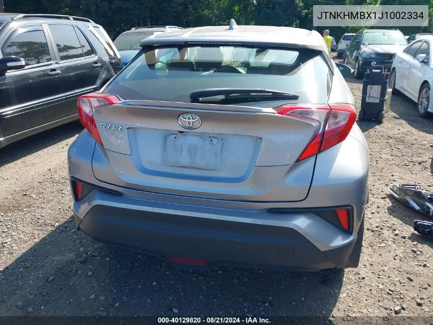 JTNKHMBX1J1002334 2018 Toyota C-Hr Xle Premium