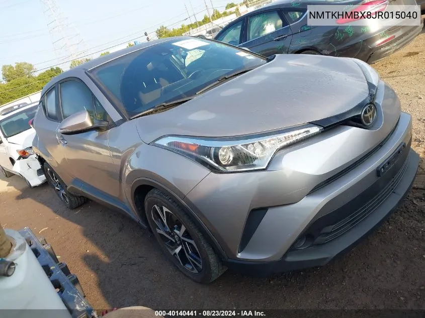 2018 Toyota C-Hr Xle VIN: NMTKHMBX8JR015040 Lot: 40140441