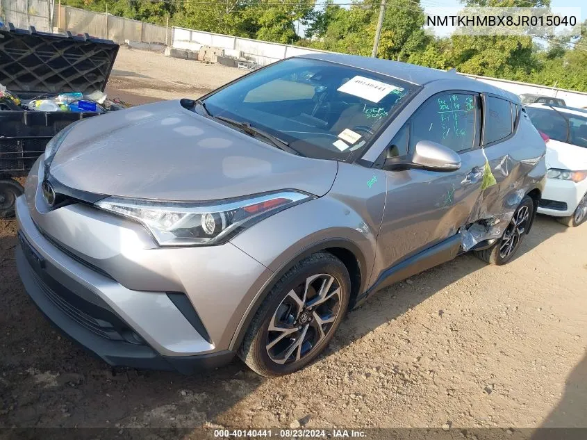 2018 Toyota C-Hr Xle VIN: NMTKHMBX8JR015040 Lot: 40140441