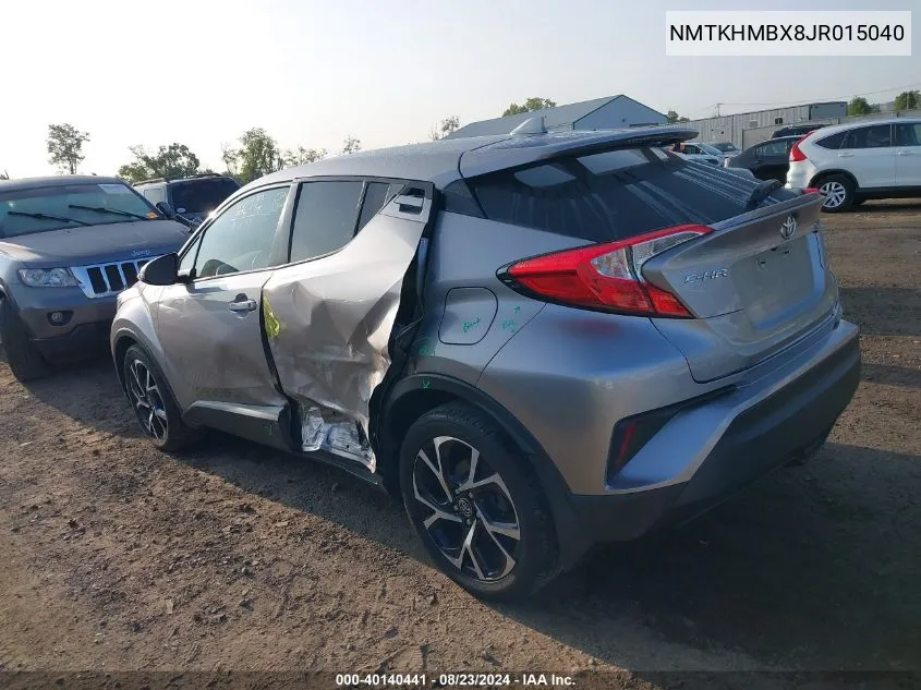 2018 Toyota C-Hr Xle VIN: NMTKHMBX8JR015040 Lot: 40140441