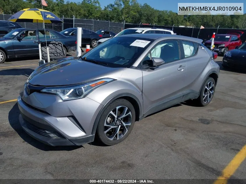 2018 Toyota C-Hr Xle VIN: NMTKHMBX4JR010904 Lot: 40174432