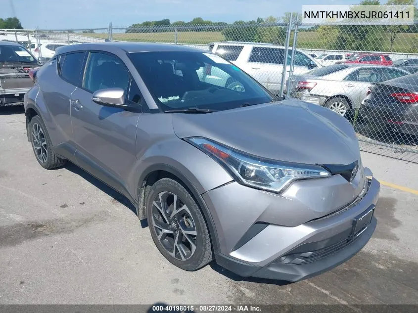 2018 Toyota C-Hr Xle VIN: NMTKHMBX5JR061411 Lot: 40198015