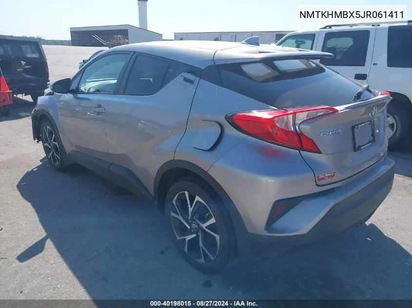 2018 Toyota C-Hr Xle VIN: NMTKHMBX5JR061411 Lot: 40198015