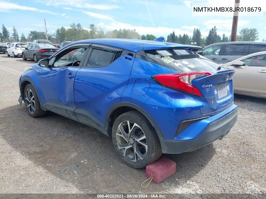 2018 Toyota C-Hr Xle VIN: NMTKHMBX8JR018679 Lot: 40202923