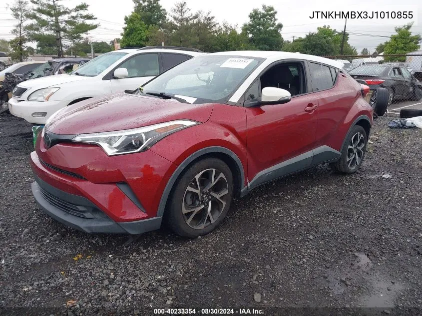 2018 Toyota C-Hr Xle VIN: JTNKHMBX3J1010855 Lot: 40233354