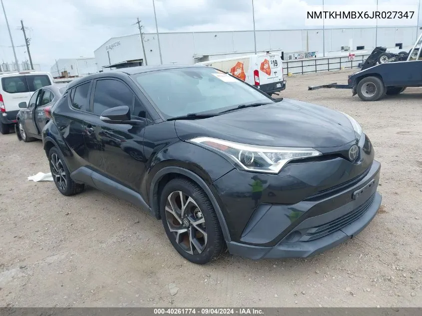 2018 Toyota C-Hr Xle VIN: NMTKHMBX6JR027347 Lot: 40261774