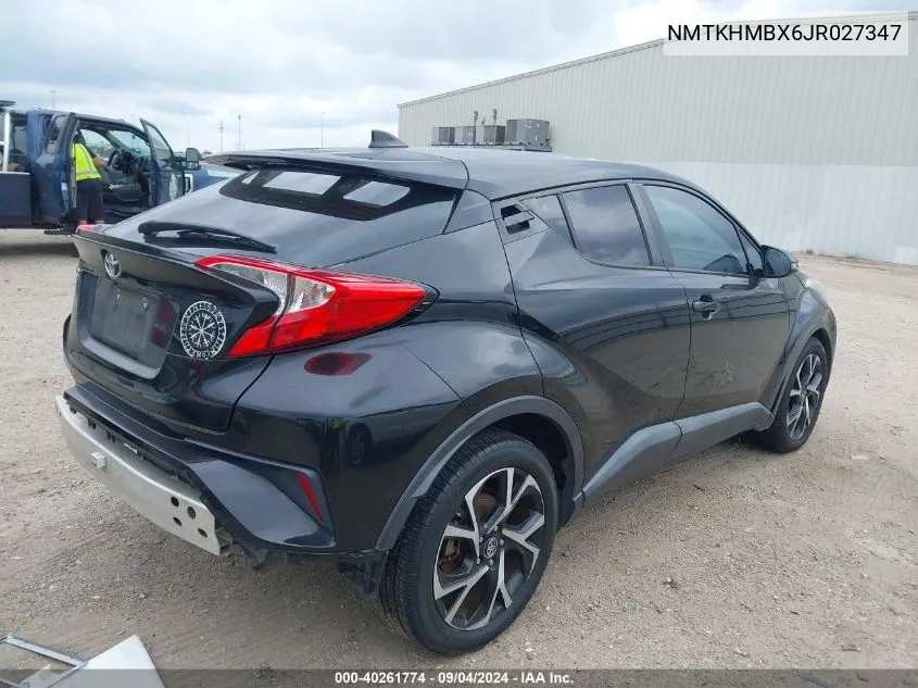 2018 Toyota C-Hr Xle VIN: NMTKHMBX6JR027347 Lot: 40261774