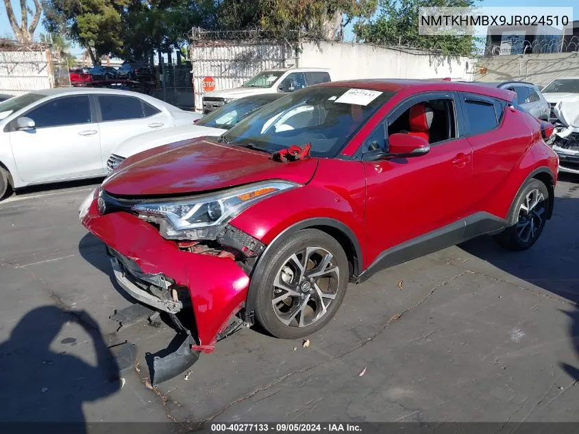 2018 Toyota C-Hr Xle/Xle Premium VIN: NMTKHMBX9JR024510 Lot: 40277133