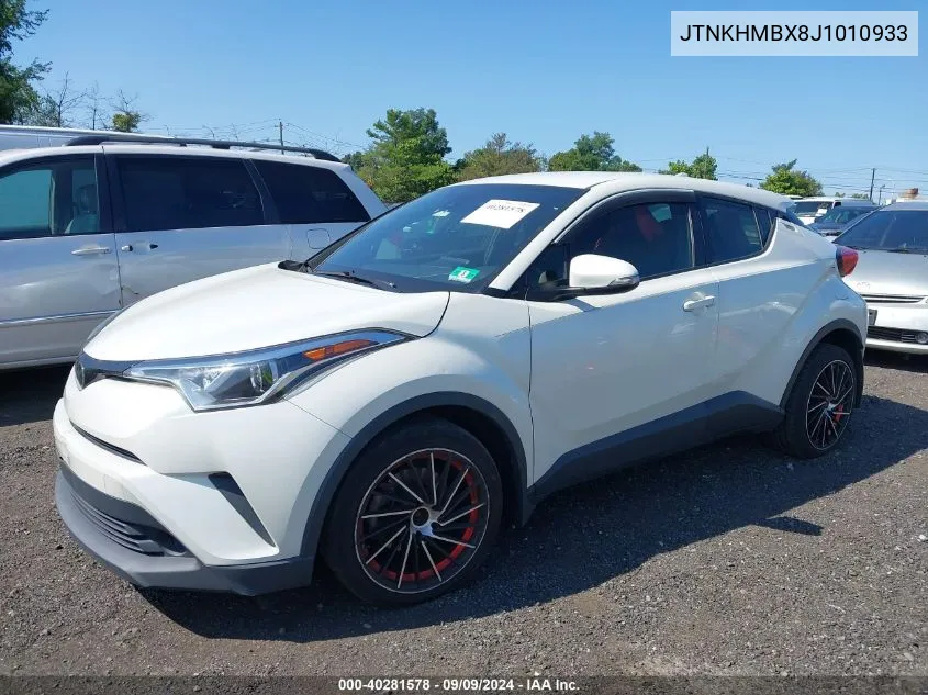 2018 Toyota C-Hr Xle VIN: JTNKHMBX8J1010933 Lot: 40281578